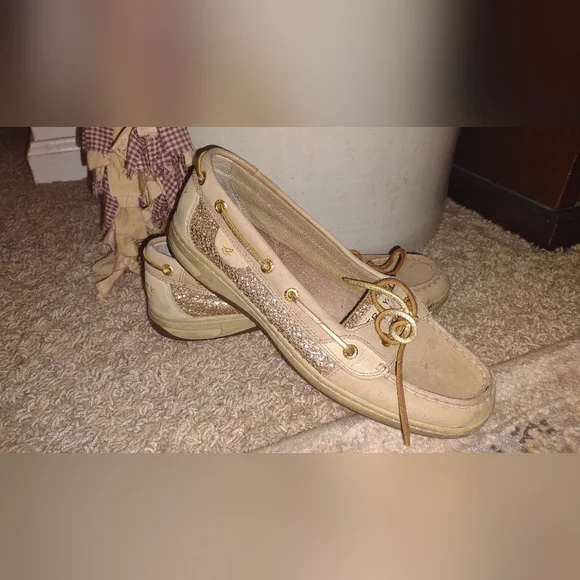 Sperry Top sider Angelfish gold glitter - Picture 2 of 4